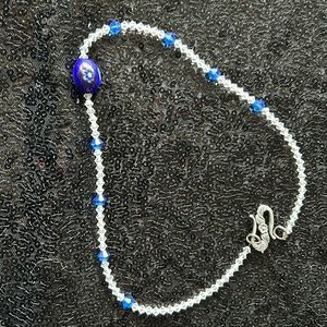 Crystal Necklace with milliefiori bead